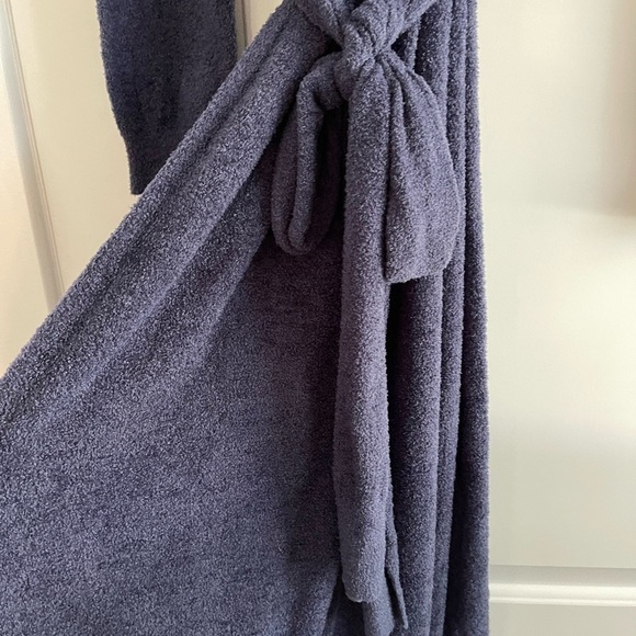 Revolve Hello Nite Tie Sweater Midi Dress Navy Blue - S - Picture 6 of 7